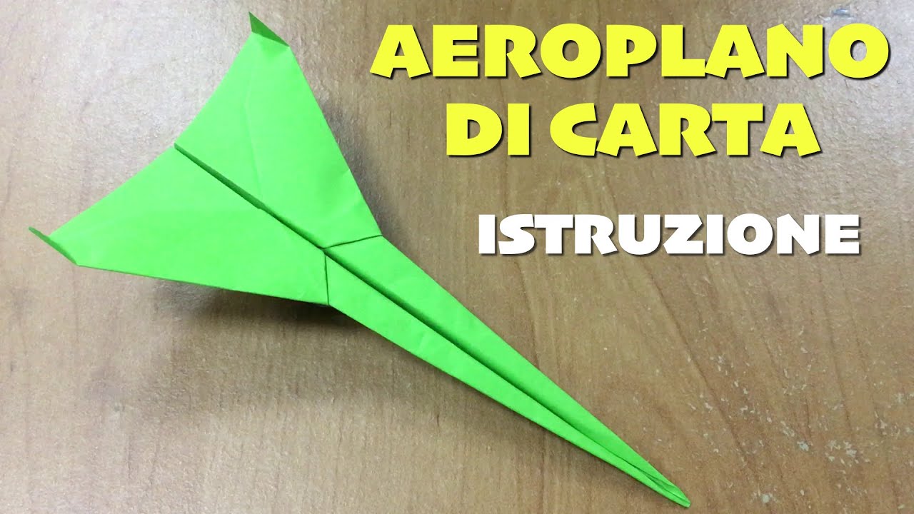 AEREO DI CARTA Come Fare un Origami Aeroplanini di Carta FAI DA TE YouTube AEREO DI CARTA Come Fare un Origami Aeroplanini di Carta FAI DA TE YouTube
