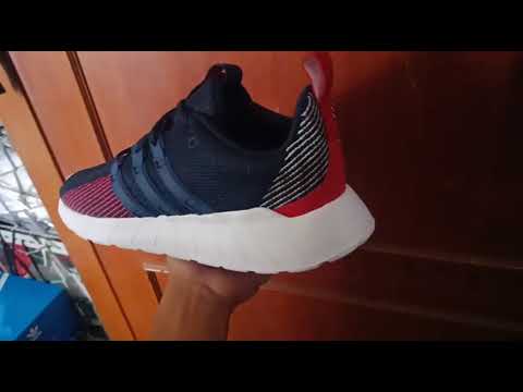 REVIEW ADIDAS QUESTAR FLOW NAVY / RED 