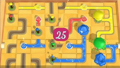 Water Connect Puzzle Game Level - 25 Walkthrough Android Gameplay | Puzzle Games