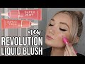 NEW Makeup Revolution Super Dewy Liquid Blushes - Swatches, Application & Wear Test