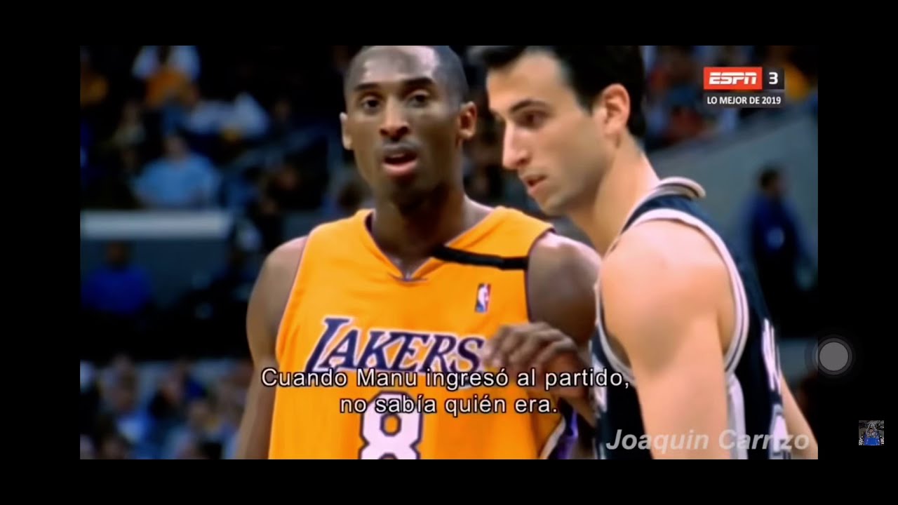 When Manu Ginobili Stopped A Bat | ESPN Archives