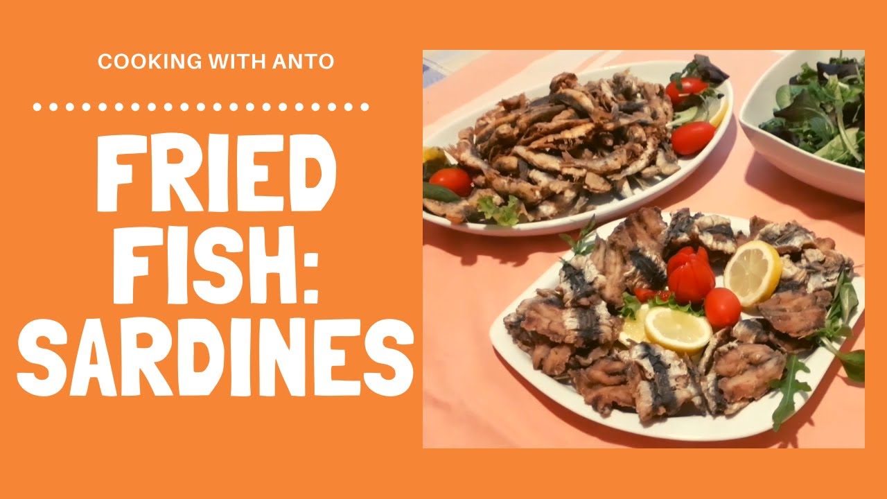 Fried Fish Italian Sardines COOKING WITH ANTO YouTube