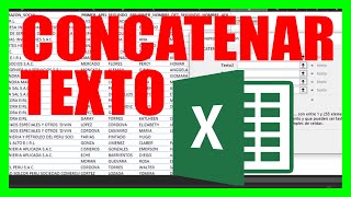 EXCEL - UNIR TEXTOS de celdas en Excel | BUSCAR DATOS en base | CONCATENAR texto