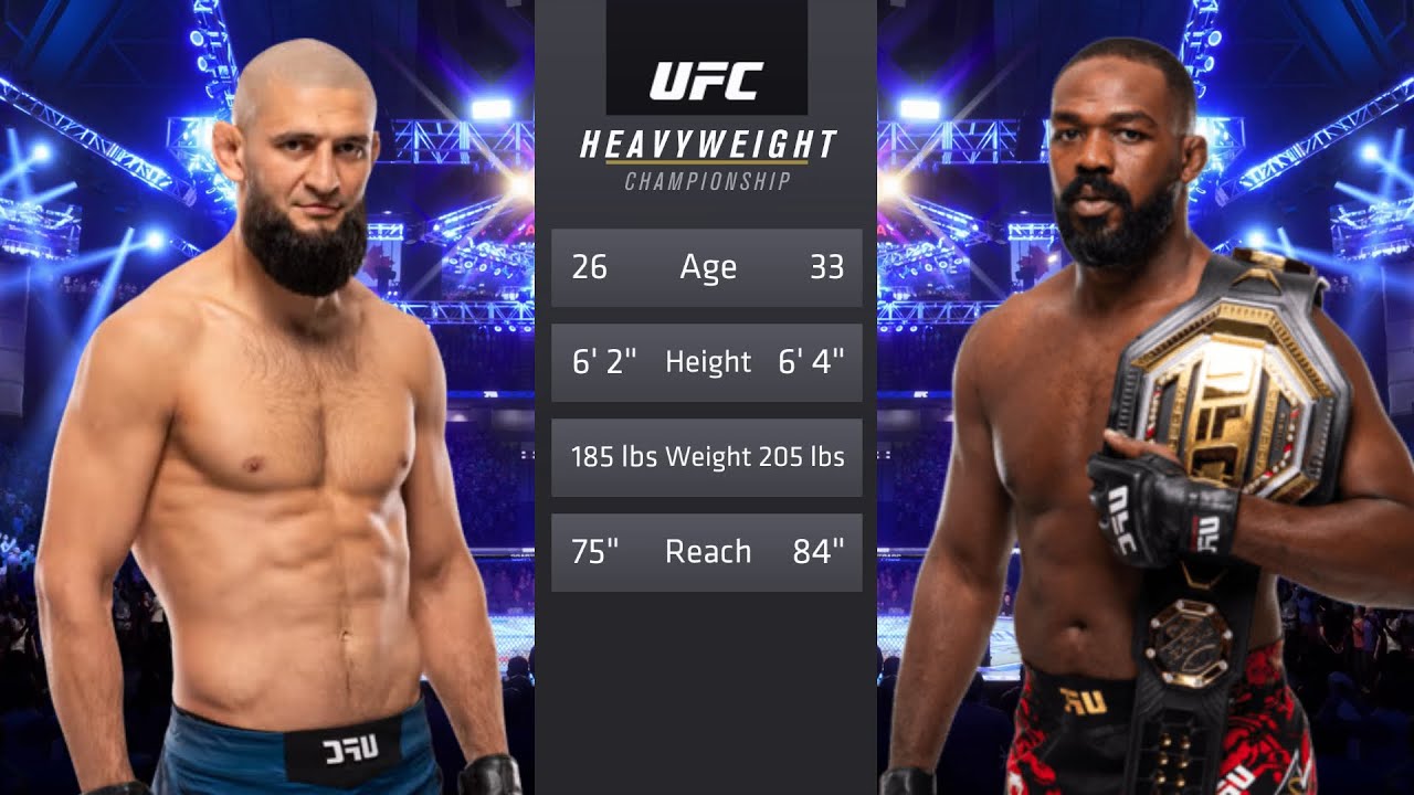 Khamzat Chimaev vs Jon Jones Full Fight - UFC 4 Fight Of The Night