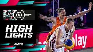 Latvia 🇱🇻 vs Netherlands 🇳🇱 | Men | Quarter-Finals Highlights | FIBA 3x3 World Cup 2023