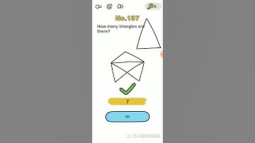 Brain out level 137 how many triangles are there |gamer jatvish
