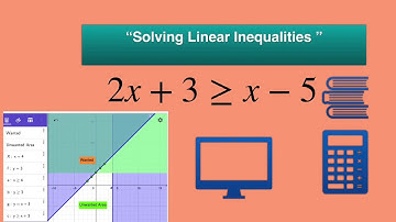 For students: Solving Linear Inequalities (Algebraic method) Part1 #Igcse #mathematics