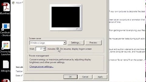 Windows 2008 Server: Setting a screensaver with password (MattyHarky@gmail.com)