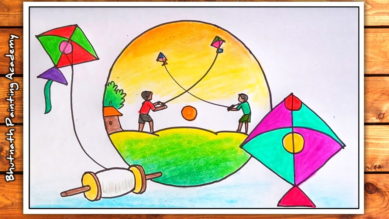 Makar Sankranti Drawing Images - Free Download on Freepik