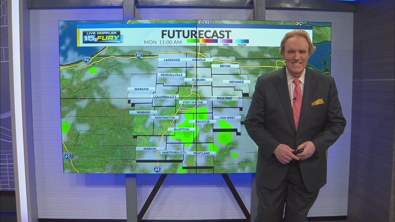 Clouds and sun with cooler drier air moving in - YouTube
