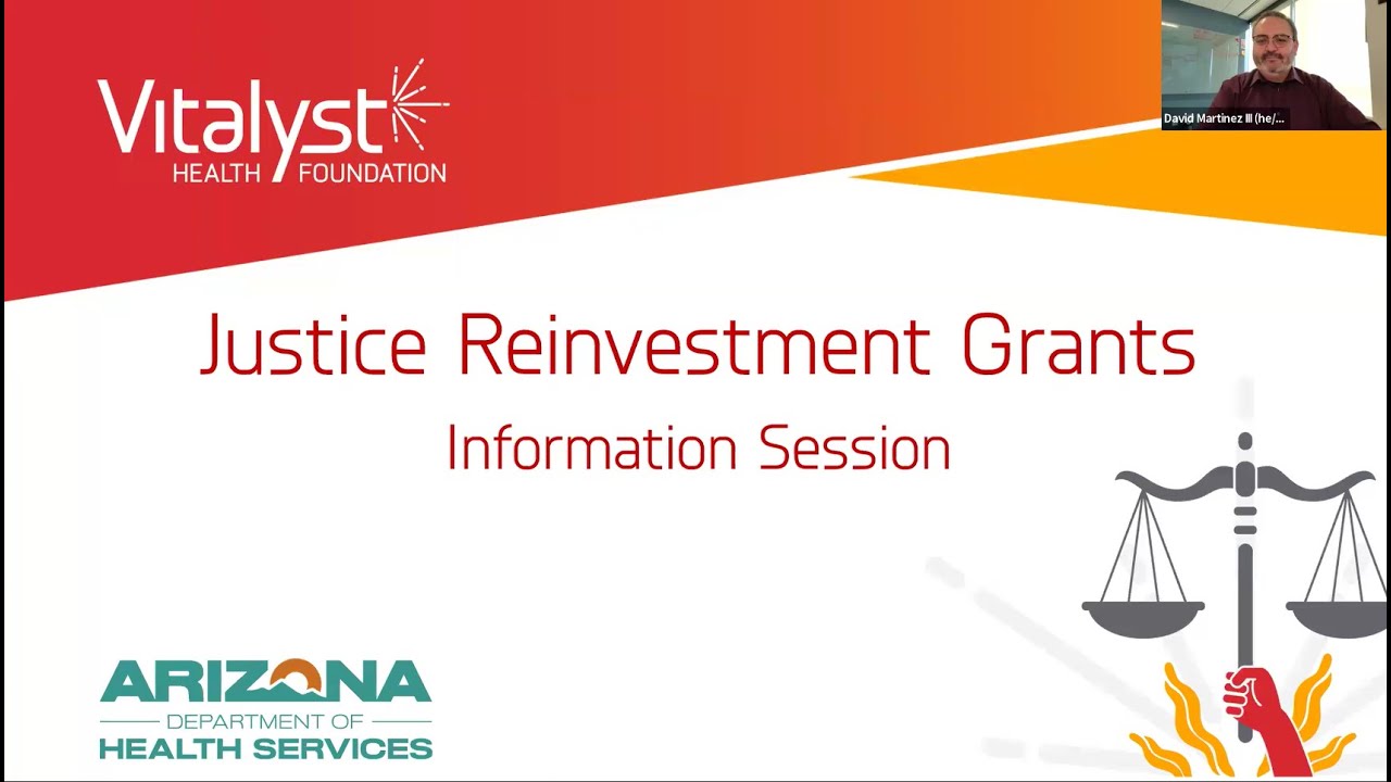 Justice Reinvestment Grants Information Session - April 27, 2025 - YouTube