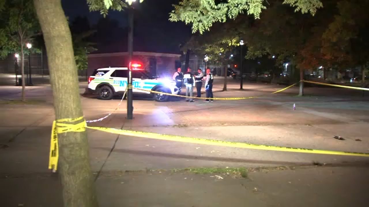 Teen shot in the leg on Queens playground - YouTube