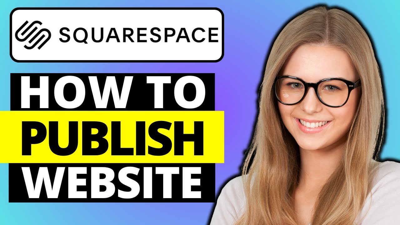 How To Publish Squarespace Website - YouTube
