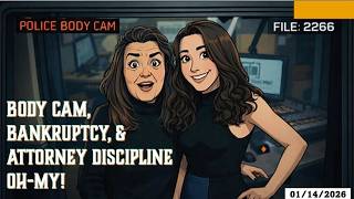 Body Cam, Attorney Discipline, Bankruptcy- Oh My
SO much happening in Owens-Verse. State Responds to David Gingras Appeal to Arizona Supreme Court for ANTI-SLAPP in hi Arizona State Bar disciplinary case. We have a wellness check from back in January for Laura Owens blog post. Also, Jan Black and Ronn Owens Bankruptcy Dismissed. Body Cam, Attorney Discipline, Bankruptcy- Oh My