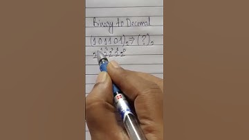 Binary to Decimal #maths #shortvideo #trending #viral #mathstricks #easymaths #shorts #short