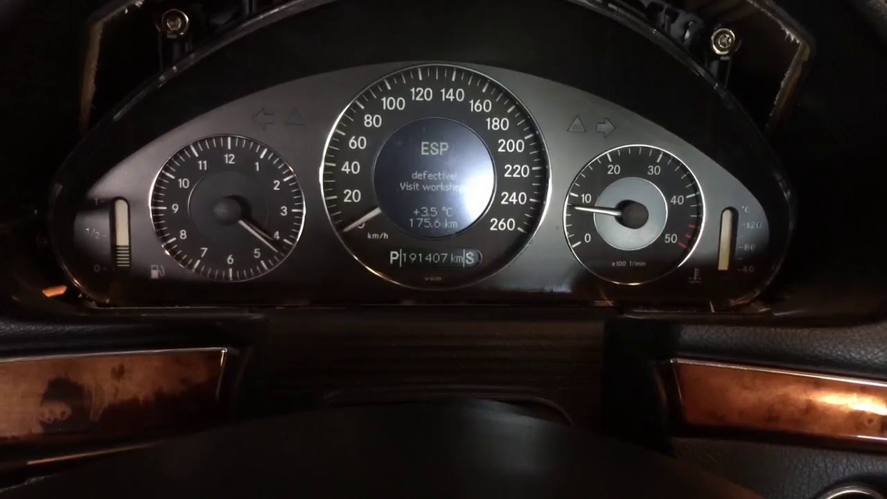 Mercedes w211 2.2 cdi problem with electronic YouTube