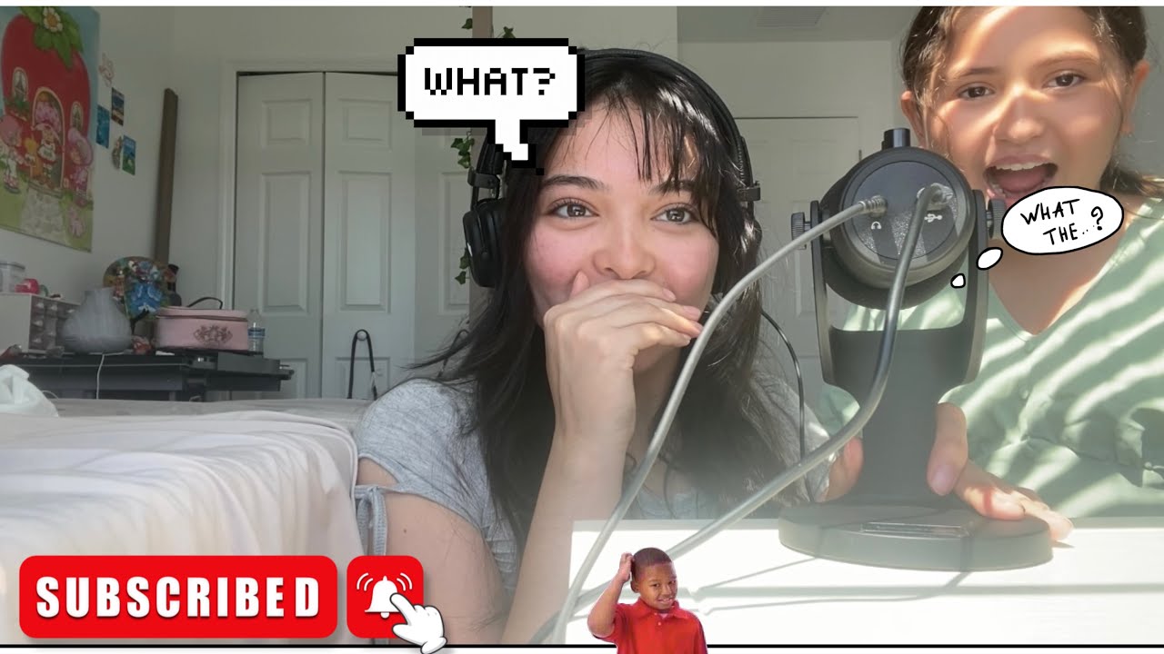 Pranking my sister‼️ (ASMR) she caught ￼on😭