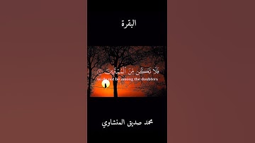 تلاوة مليئة بالإبداع والحيوية |  القارئ محمد صديق المنشاوي || سورة البقرة