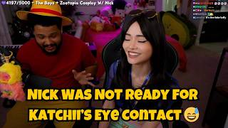 Nick Had To Use All His Rizz To Get Katchii To Remove Her Contact Lenses