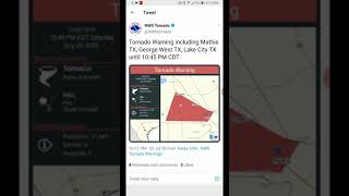 Mathis Texas Tornado 7-25-20
