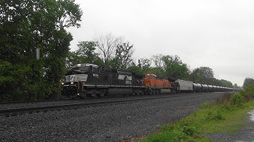 NS 65K on the NS PITL with NS/BNSF lashup