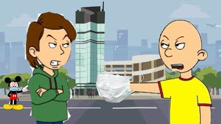 Caillou Refuses To Wear His Mask And To Stay 6 Feet From People And Gets Grounded Big Time