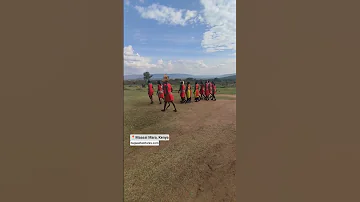 Masai Welcome Dance Masai Masaimara Culture Villagelife 