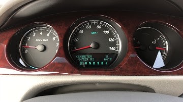 2008 Buick Lucerne - Oil Life Reset Procedure - Service Light Reset