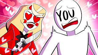 YOU Have a YANDERE Charlie Morningstar! in Hazbin Hotel VRChat