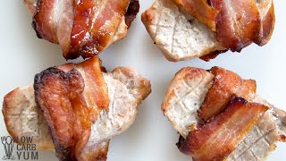 Bacon Wrapped Pork Chops