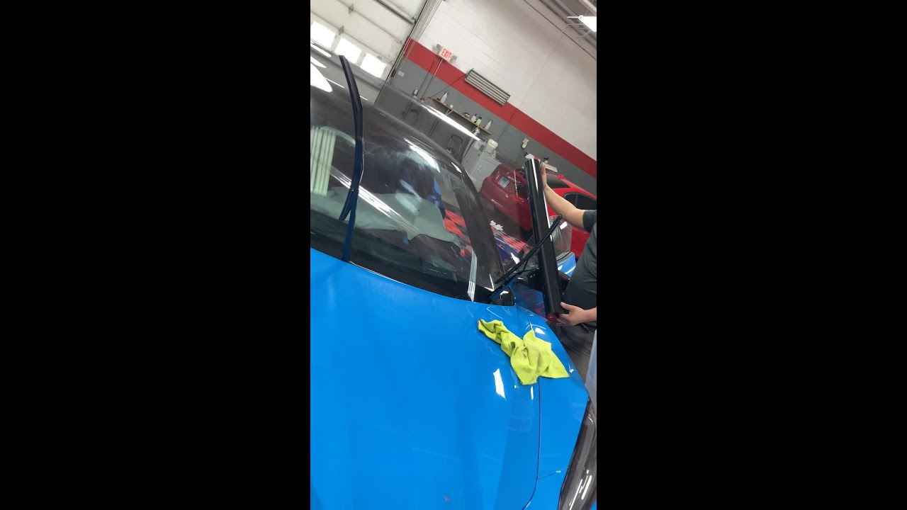 2022 Corvette C8 • Ceramic Windshield Tint 