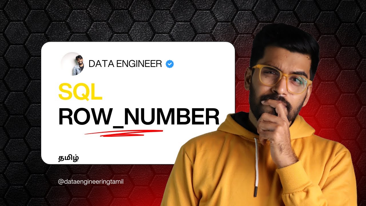 19 𝐒𝐐𝐋 𝐑𝐎𝐖_𝐍𝐔𝐌𝐁𝐄𝐑() 𝐖𝐢𝐧𝐝𝐨𝐰 Functions in Tamil - YouTube