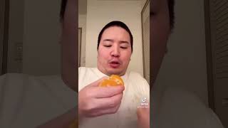 Junya1Gou Funny Video Orange Eating Satisfying