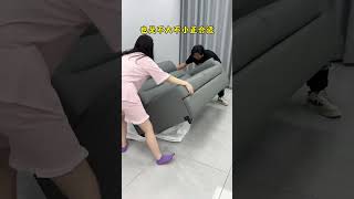 Small Space, BIG Upgrade! 🛋️ Unboxing My Dream Sofa Bed!#sofa #foryou #home #automobile #art #fyp