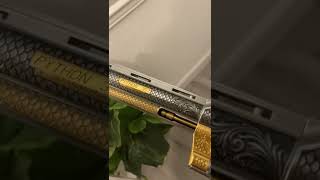 COLT PYTHON 357 mag snake scale engraved by Altamont & 24k gold plated by Tee Gun Vault custom Shop