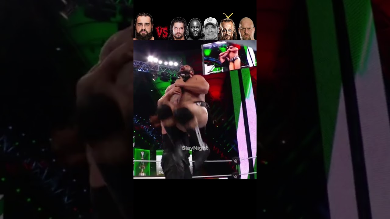 Rusev vs WWE Legends