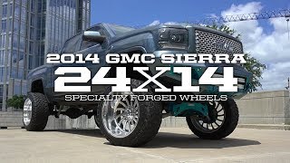 GMC Sierra on 24x14 Specialty Forged Wheels! 2005 Gmc Sierra Extended Cab On 24x14