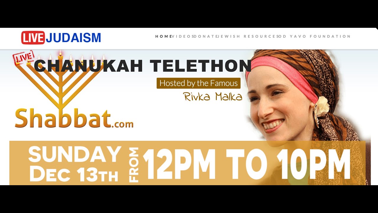 Shabbat.com Chanukah Telethon 2015!!