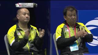 TOTAL BWF Thomas & Uber Cup Finals 2016 | Badminton QF/S1Thomas Cup  TPE vs MAS (Court 2)