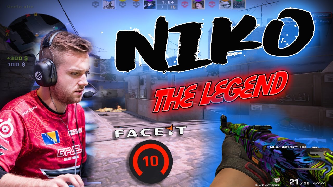 NiKo THE LEGEND POV - 5289 ELO FACEIT POV - 25 KILLS - CSGO POV 