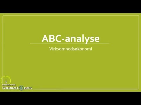 Video: Hvad er ABC-analyse i adfærd?