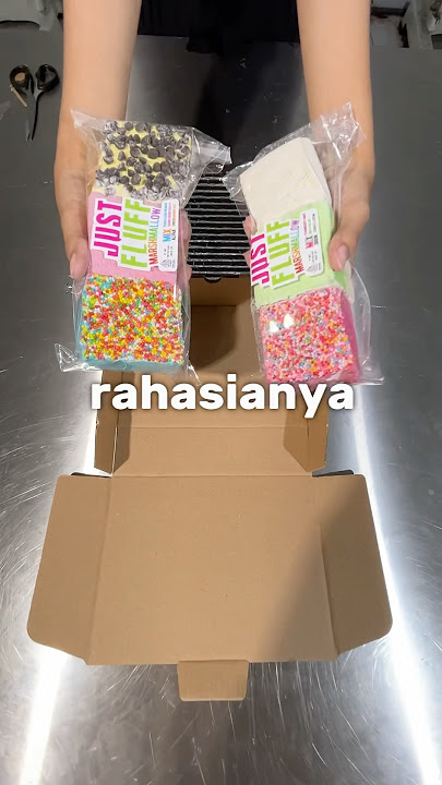 RAHASIA MARSHMALLOW JUSTFLUFF ! #justfluff #marshmallowfluff #marshmallow