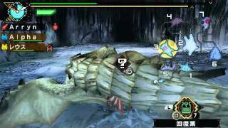 Monster Hunter Portable 3rd - Double Barioth part 2 (Lance)