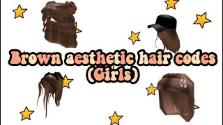 Roblox Id Codes For Beautiful Brown Hair 07 2021 - roblox beautiful brown hair code