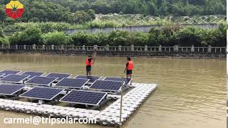 solar float mount