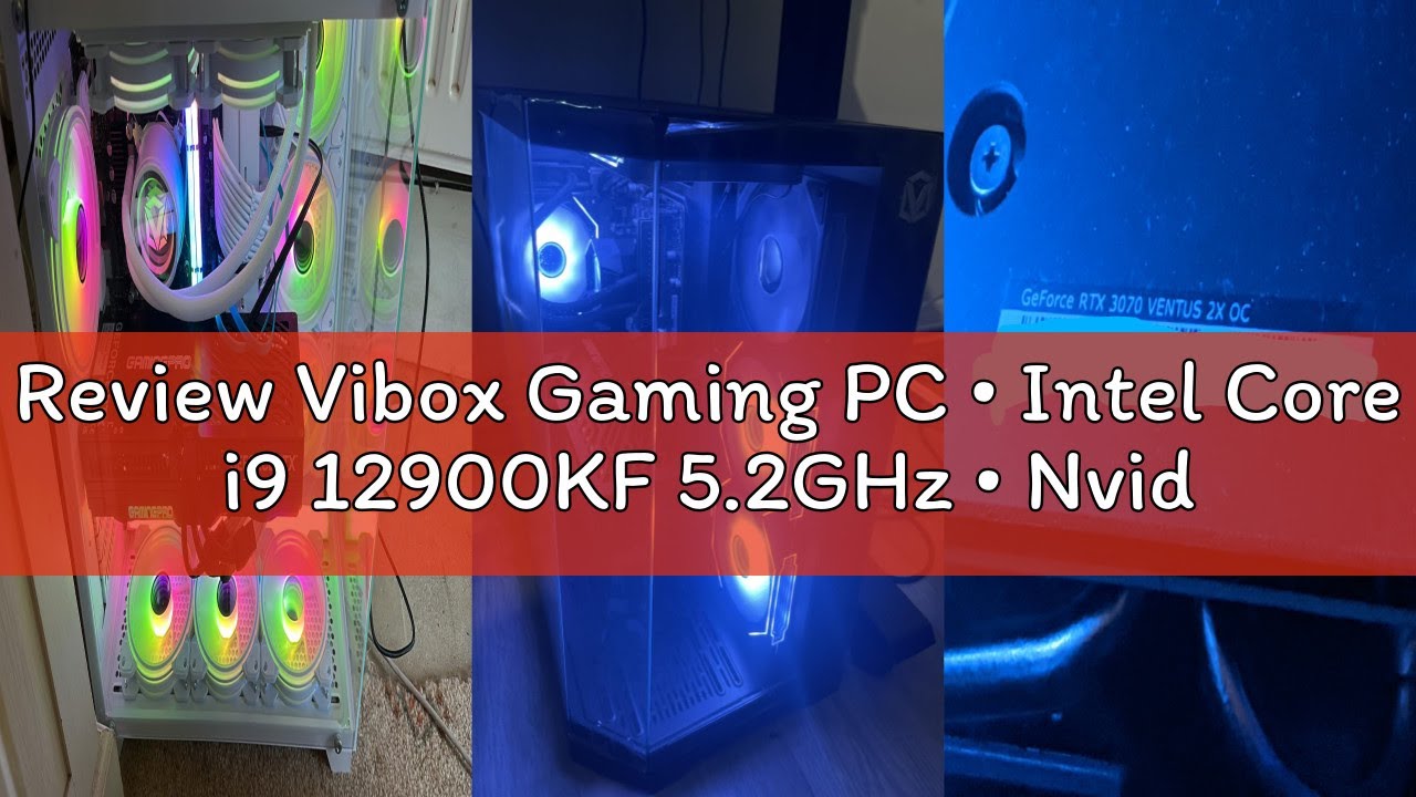 Review Vibox Gaming PC • Intel Core i9 12900KF 5.2GHz • Nvidia RTX 5070 Ti 16GB • 32GB RAM • 1TB NVM