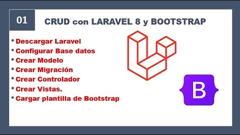 1- CRUD 🐘 - Laravel 8 y Bootstrap - CONFIGURAR PROYECTO LARAVEL 8 CON BOOTSTRAP