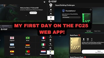 My First Day On The FC25 Web App