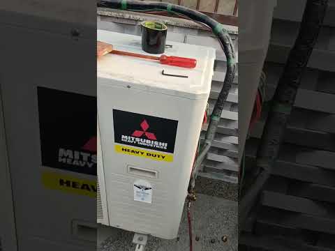 mitsubishi inverter ac repair #shorts #acrepair #acservice #airconditioner #viralshorts