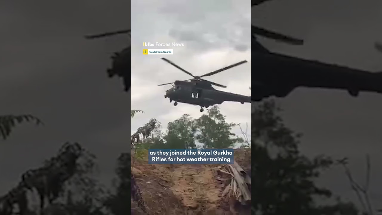 Coldstream Guards feel the jungle heat